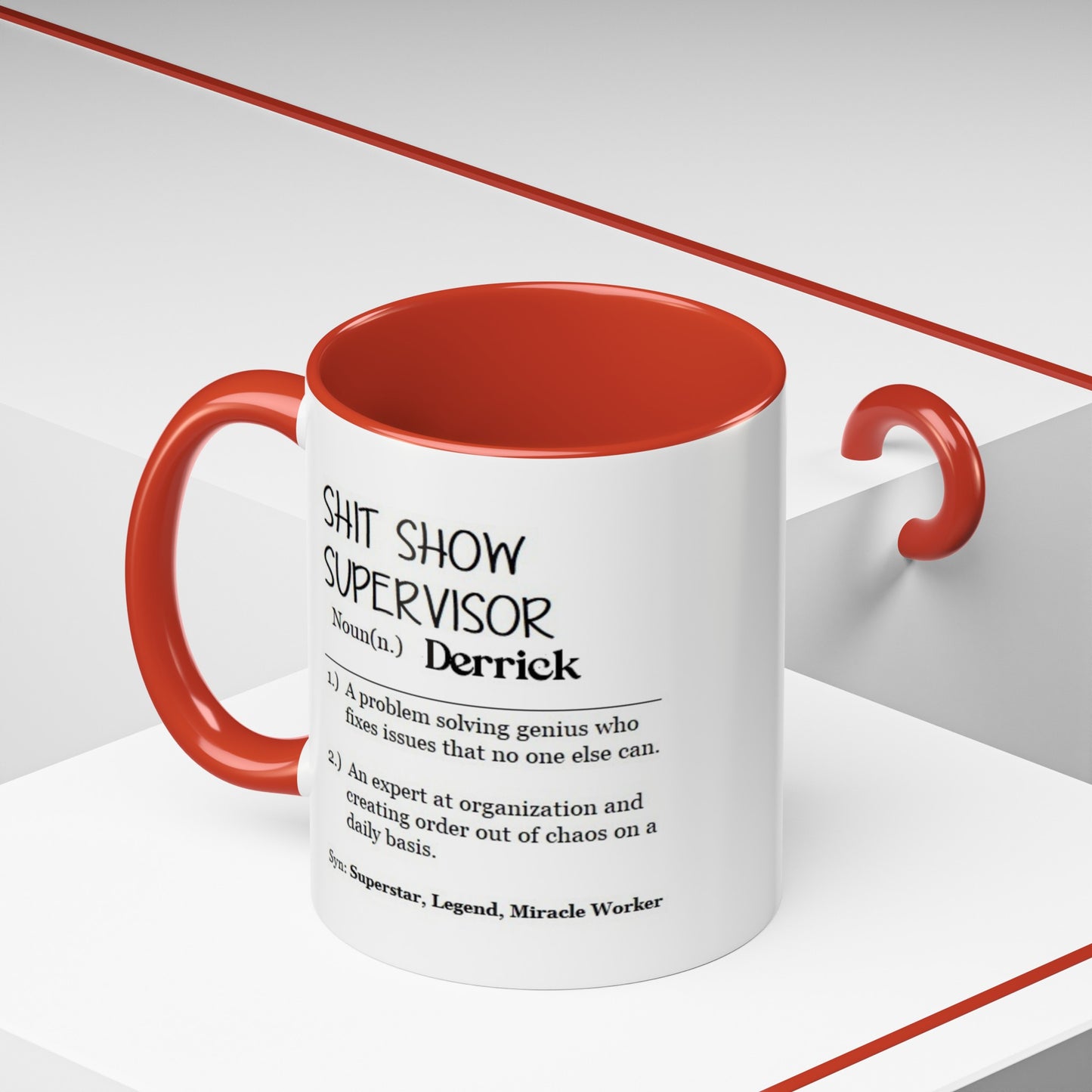 Shit Show Supervisor Custom Personalized Coffee mug