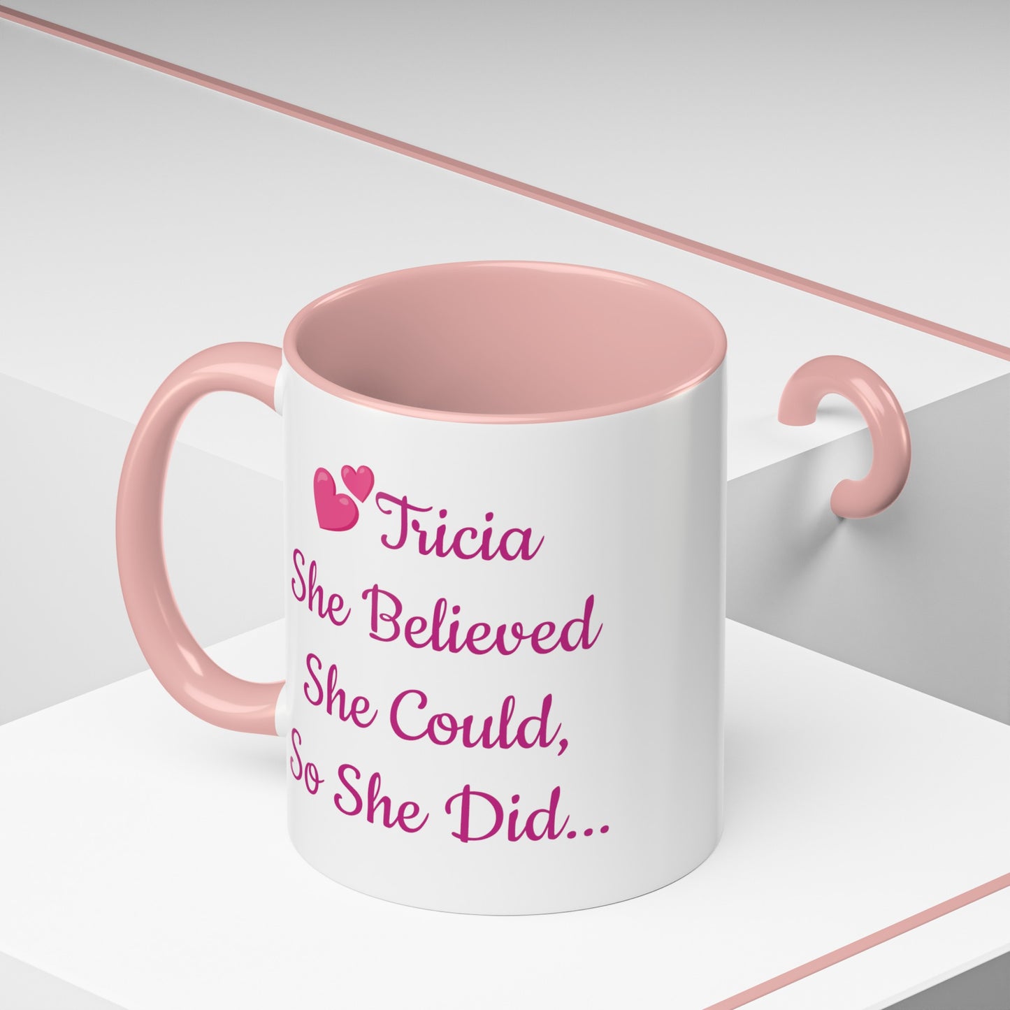 Custom She believed she could so she did, Inspirational mug, sister mug, daughter mug