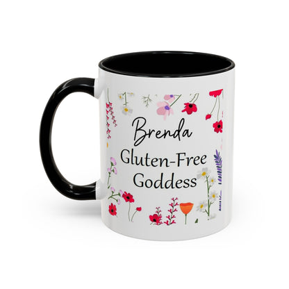 Custom Gluten free goddess, celiac awareness, mug for celiac, gluten free mug