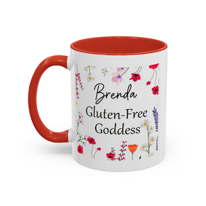 Custom Gluten free goddess, celiac awareness, mug for celiac, gluten free mug