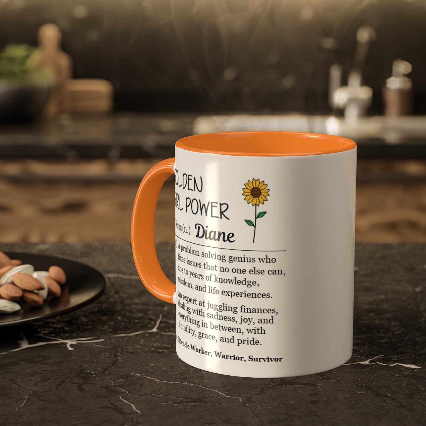 Golden Girl Power Colorful Mugs, 11oz