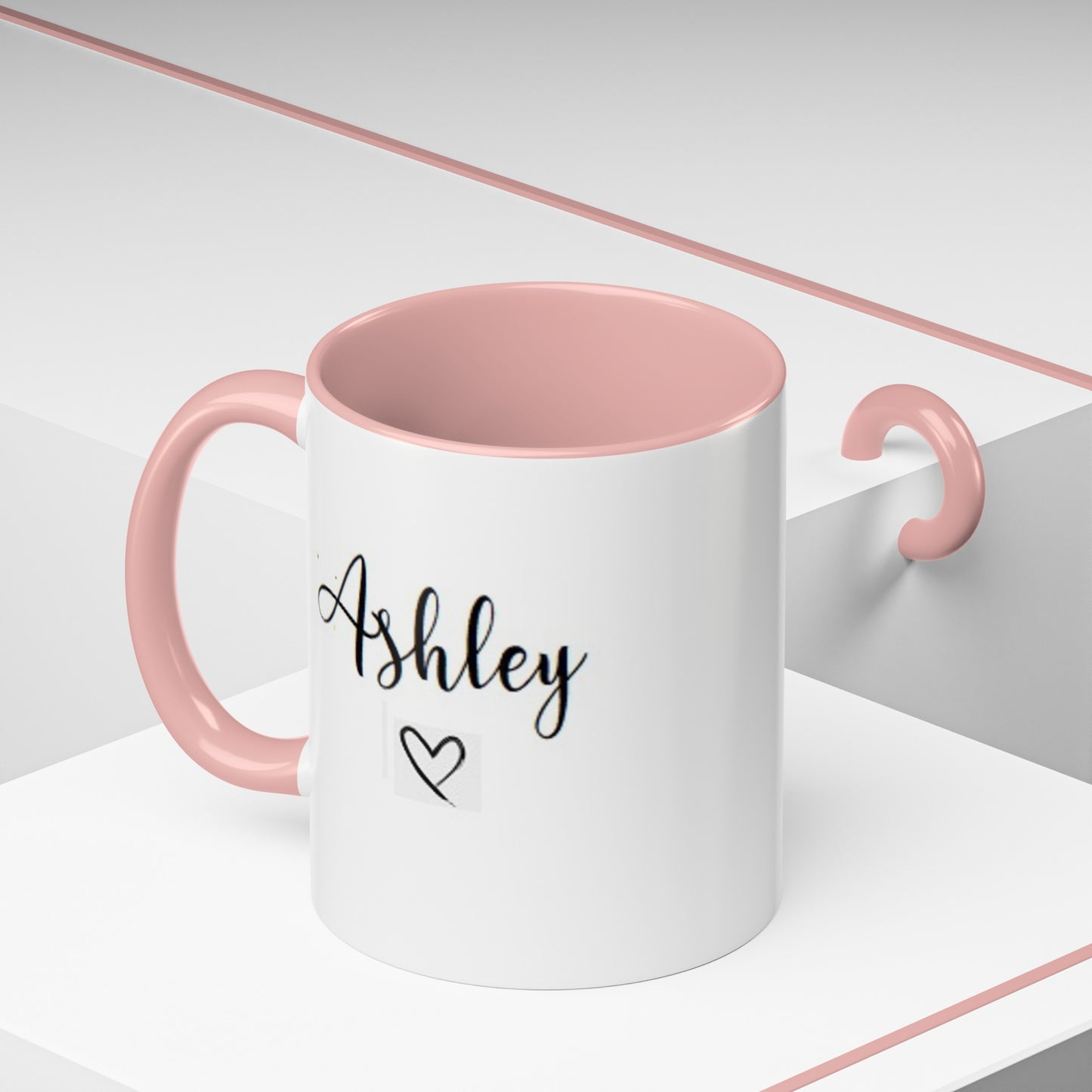 Name mug with little heart,Custom Name Mug, Personalized mug, Custom coffee mug