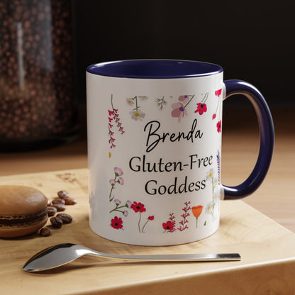 Custom Gluten free goddess, celiac awareness, mug for celiac, gluten free mug