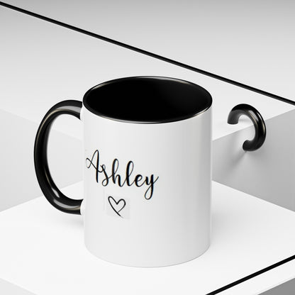 Name mug with little heart,Custom Name Mug, Personalized mug, Custom coffee mug