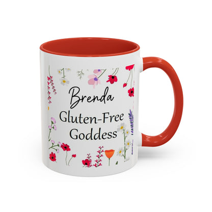 Custom Gluten free goddess, celiac awareness, mug for celiac, gluten free mug