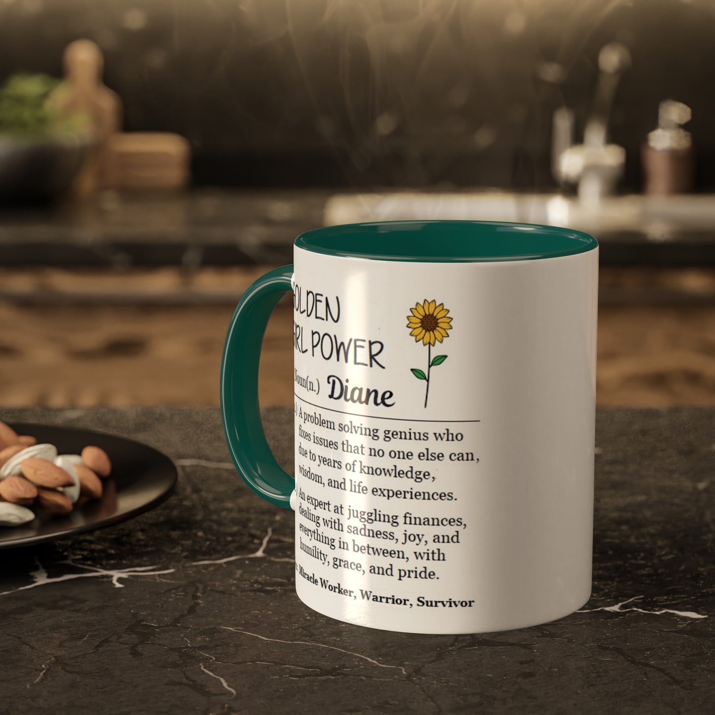 Golden Girl Power Colorful Mugs, 11oz